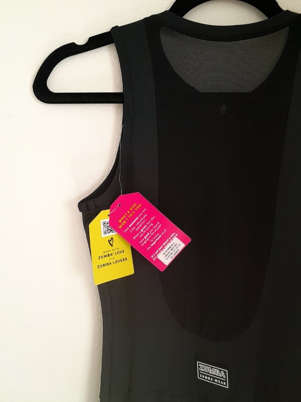 NWT and packaging Zumba Prep Long Bodysuit with Mesh Back size Spicy (small) - Picture 8 of 12
